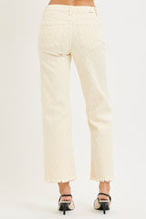 "Kimmie" Textured Jeans - The Katie Grace Boutique