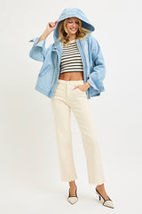 "Kimmie" Textured Jeans - The Katie Grace Boutique