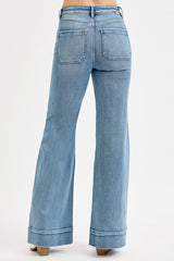 "Chelsea" High Rise Flare Jeans - The Katie Grace Boutique