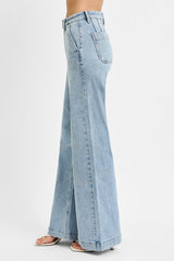 "Renee" Wide Leg Jeans - The Katie Grace Boutique