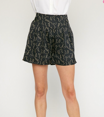 "Edith" Satin Shorts - The Katie Grace Boutique