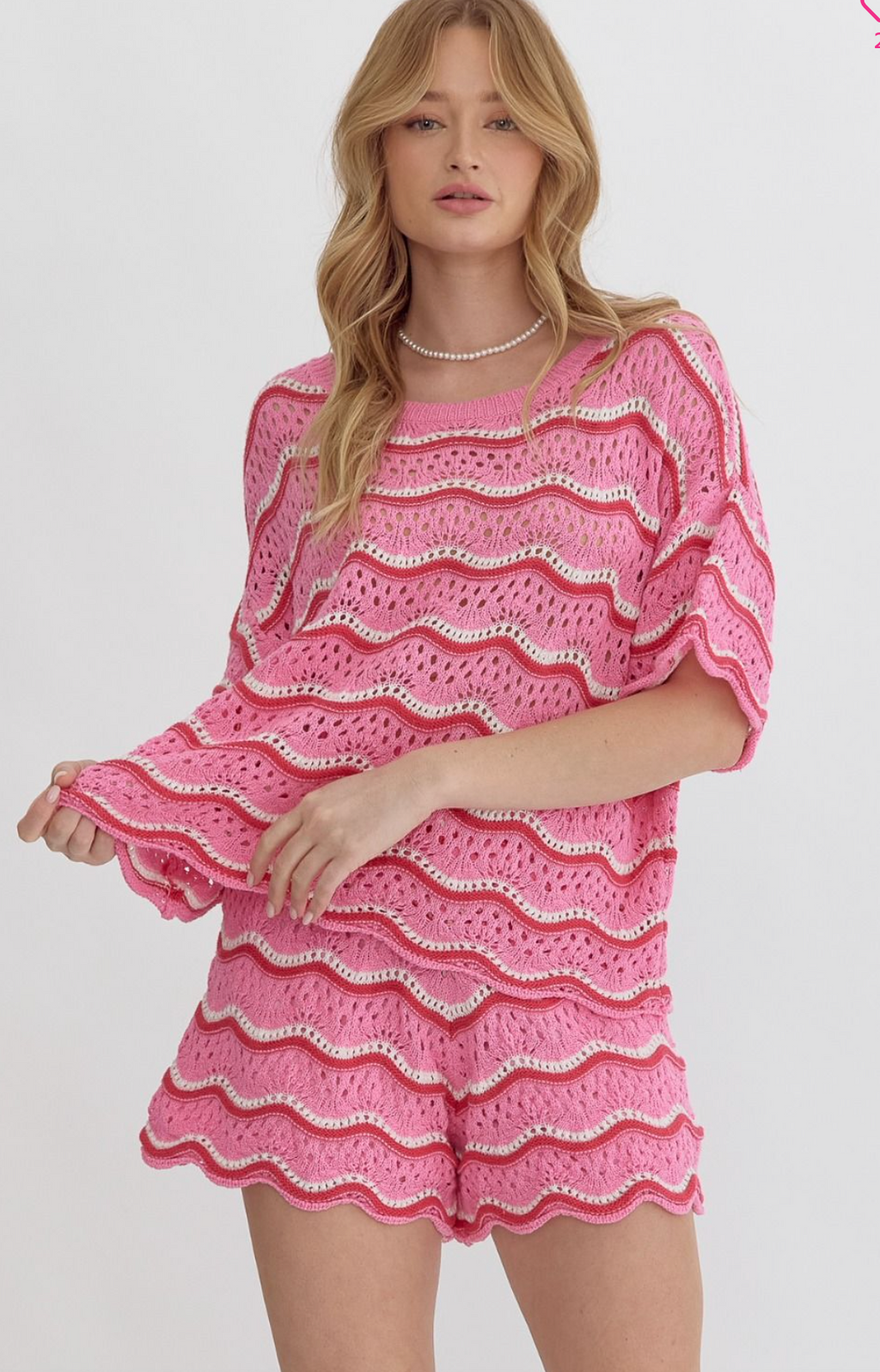 "Harmony" Crochet Shorts - The Katie Grace Boutique