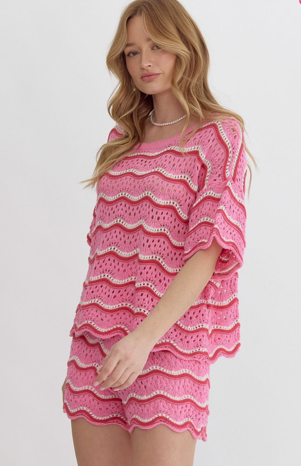 "Harmony" Crochet Shorts - The Katie Grace Boutique