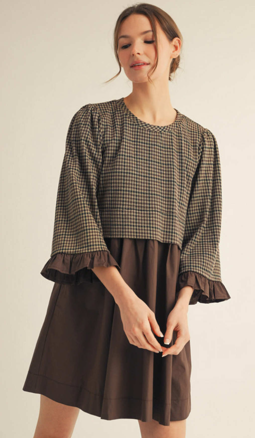 "Charlotte" Plaid Dress - The Katie Grace Boutique