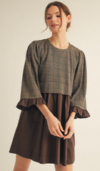 "Charlotte" Plaid Dress - The Katie Grace Boutique