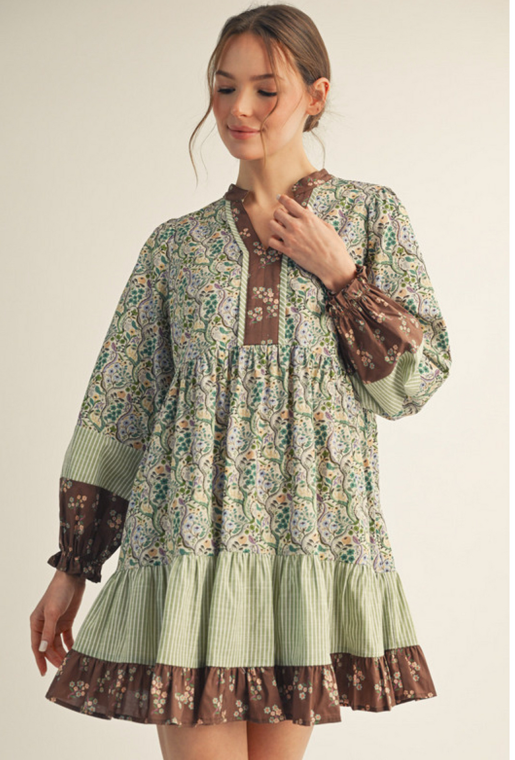 "Laura" Tiered Dress - The Katie Grace Boutique