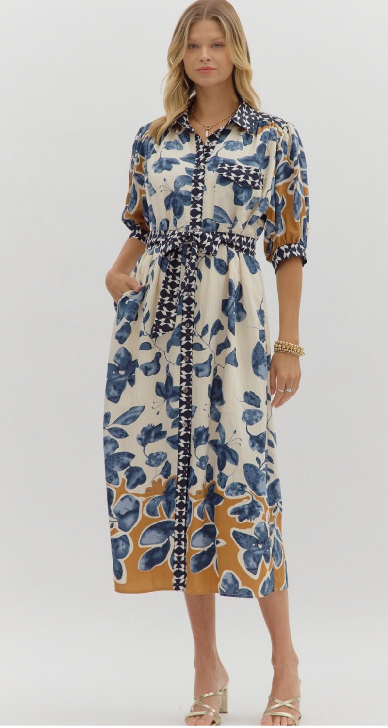 "Bonnie" Midi Dress, S-2XL - The Katie Grace Boutique