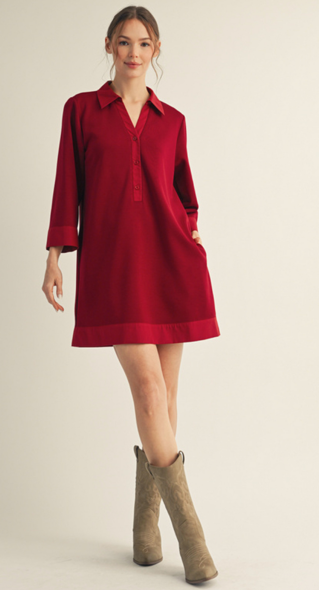 "Camille" Shift Dress, 3 colors POS - The Katie Grace Boutique