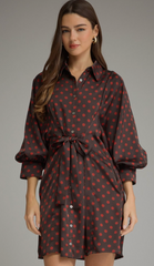 "Windi" Polka Dress - The Katie Grace Boutique