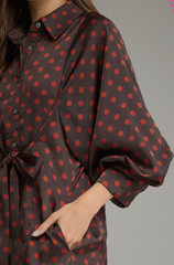 "Windi" Polka Dress - The Katie Grace Boutique