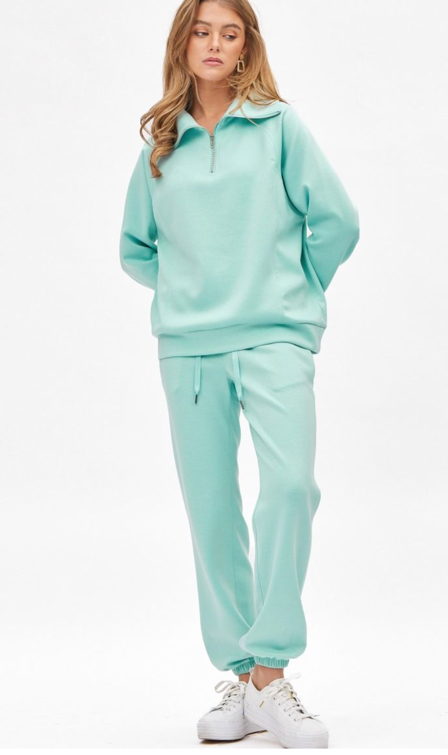 "Kendra" Zip Up Pullover, 3 colors - The Katie Grace Boutique