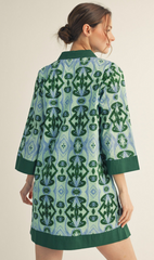 "Jessica" 3/4 Sleeve Dress - The Katie Grace Boutique