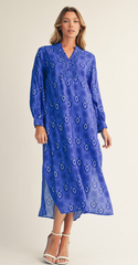 "Courtney"  Midi Dress - The Katie Grace Boutique