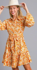 "Aleah" Printed Dress - The Katie Grace Boutique