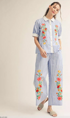 "Kesli" Embroidered Matching Seprates - The Katie Grace Boutique