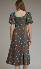 "Circles" Midi Dress - The Katie Grace Boutique