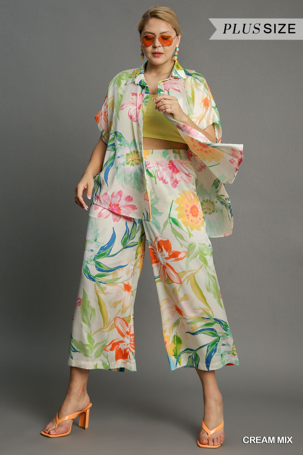 "Reese" Watercolor Separates, Plus - The Katie Grace Boutique