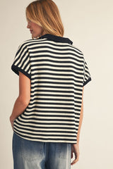 "Ainsley" Textured Top - The Katie Grace Boutique