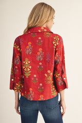 "Amy" 3/4  Shirt - The Katie Grace Boutique