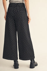 "Cloe" Wide Denim Jeans, Black - The Katie Grace Boutique