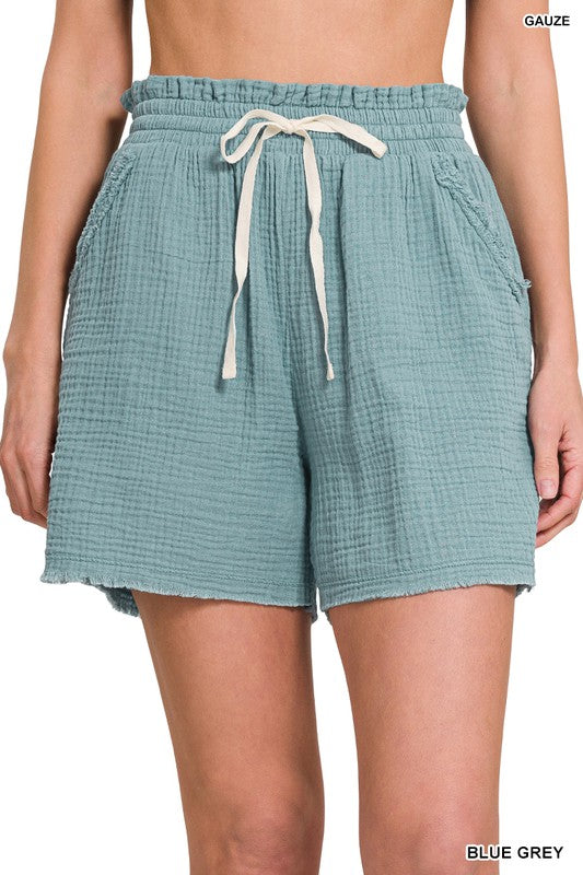 "Reese" Soft Cotton Shorts - The Katie Grace Boutique