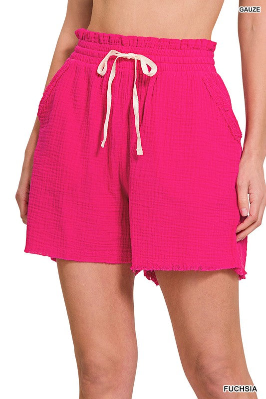 "Reese" Soft Cotton Shorts - The Katie Grace Boutique