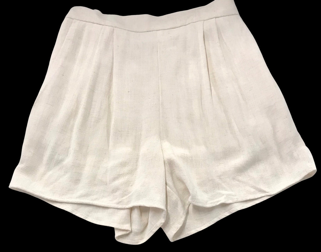 "Ellen" Linen Blend Shorts - The Katie Grace Boutique