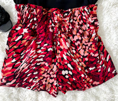 "Vicky" Elastic Waist Shorts - The Katie Grace Boutique