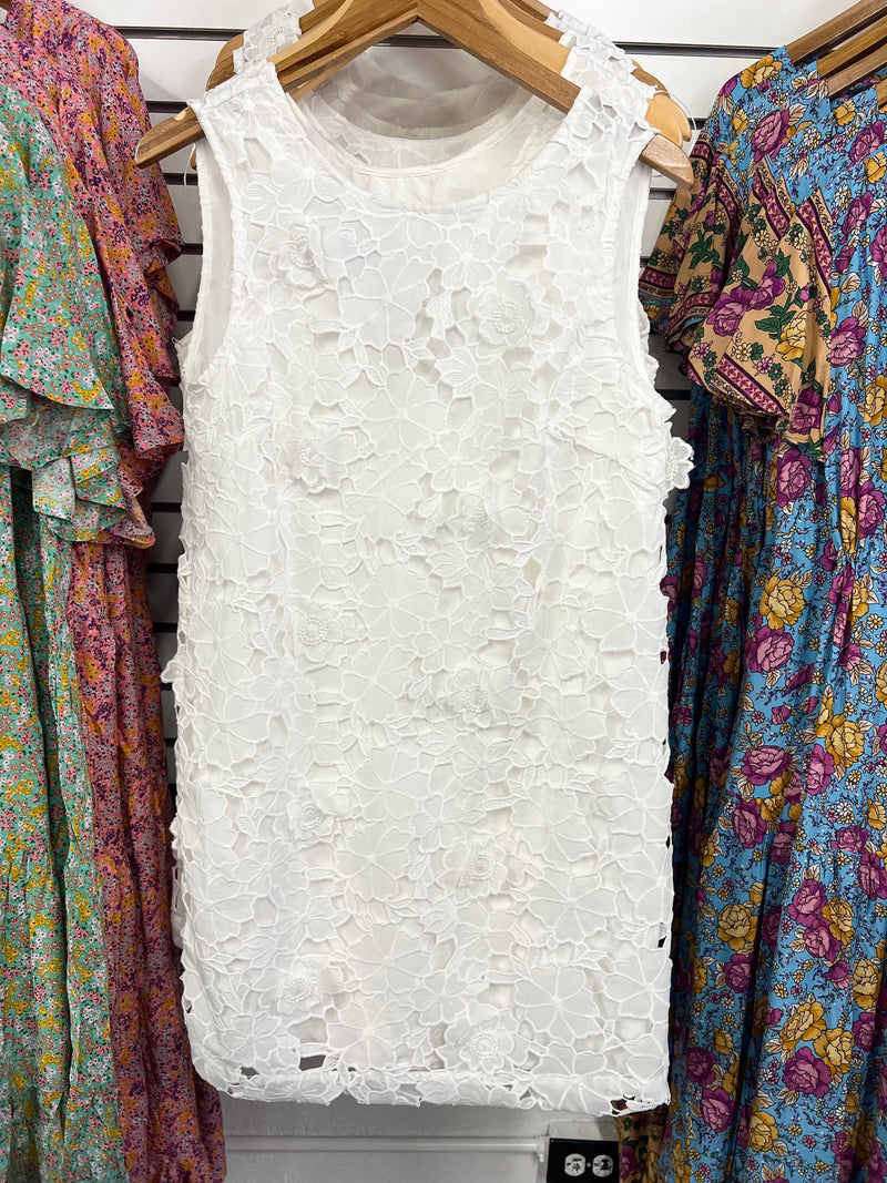 SALE! "Annalise" 3D Lace Dress - The Katie Grace Boutique